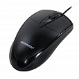 Мышь проводная SONNEN B61, USB, 1600 dpi, 2 кнопки + колесо-кнопка, оптическая, черная, 513513 - 2
