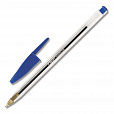 Ручки шариковые BIC "Cristal Original", НАБОР 4 шт., СИНИЕ, узел 1 мм, линия 0,32 мм, пакет, 8308601 - 2