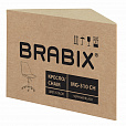 Кресло стул BRABIX "Eames MG-310 CH", хром, пластик черный, экокожа черная, 532925 - 9