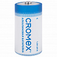 Батарейки алкалиновые КОМПЛЕКТ 4 шт., CROMEX Alkaline, C (LR14, 14А), короб, 456455 - 3