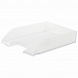 Лоток горизонтальный для бумаг BRAUBERG "Office style", 320х245х65 мм, прозрачный, 237288 - 1