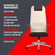 Кресло офисное BRABIX PREMIUM "Ultimate EX-801" хром, плотная двойная сетка Х2, черное/бежевое, 532919 - 21