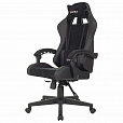 Кресло компьютерное BRABIX "Striker GM-121", синхромеханизм, 2 подушки, экокожа/велюр, черное, 532962 - 8