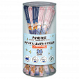 Ручка шариковая с принтом FUNSTER STICK "FAT CATS", СИНЯЯ, SOFT TOUCH покрытие, узел 0,7 мм, линия 0,35 мм, 144389 - 3