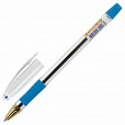 Ручка шариковая масляная с грипом BRAUBERG "Model-XL GLD", СИНЯЯ, узел 0,5 мм, линия письма 0,25 мм, 143245 - 3
