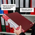 Папка 40 вкладышей BRAUBERG стандарт, красная, 0,7 мм, 221602 - 11