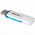 Флеш-диск 16 GB PHILIPS SNOW, разъем USB 2.0, синий, FM16FD70B/97 - 2