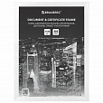 Рамка 21х30 см, дерево, багет 14 мм, BRAUBERG "Elegant", белая, акриловый экран, 391294 - 4