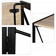 Стол на металлокаркасе BRABIX "LOFT CD-002", 1000х500х750 мм, складной, цвет дуб натуральный, 641214 - 5