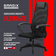 Кресло офисное BRABIX PREMIUM "Ultimate EX-800" пластик, плотная двойная сетка Х2, черное, 532914 - 17