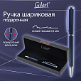 Ручка подарочная шариковая GALANT "Ricardo", корпус темно-синий, детали серебро, узел 0,7 мм, линия письма 0,5 мм, синяя, 144168 - 14
