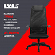 Кресло офисное BRABIX PREMIUM "Ultimate EX-801" пластик, плотная двойная сетка Х2, черное, 532922 - 21