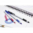 Ручка шариковая с грипом BIC "Round Stic Exact", СИНЯЯ, корпус серый, узел 0,7 мм, линия письма 0,28 мм, 918543 - 5