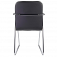 Кресло для приемных и переговорных BRABIX "Visit CF-101", хром, экокожа, черное, 532559 - 3