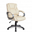 Кресло офисное BRABIX "Eldorado EX-504", экокожа, бежевое, 531167 - 1