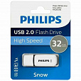 Флеш-диск 32 GB PHILIPS SNOW, разъем USB 2.0, черный, FM32FD70B/97 - 3