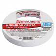 Клейкая двухсторонняя лента 12 мм х 10 м, БУМАЖНАЯ ОСНОВА, BRAUBERG, 227267 - 1