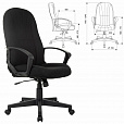 Кресло офисное T-898AXSN, ткань, черное, 1070382 - 2