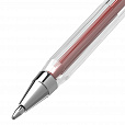Ручка шариковая BRAUBERG "M-500 CLASSIC", КРАСНАЯ, корпус прозрачный, узел 0,7 мм, линия письма 0,35 мм, 143446 - 4