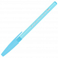Ручка шариковая с грипом BRAUBERG "i-STICK POINT PASTEL", СИНЯЯ, корпус ассорти, игольчатый узел 0,7 мм, линия письма 0,35 мм, 144023 - 4