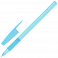Ручка шариковая с грипом BRAUBERG "i-STICK POINT PASTEL", СИНЯЯ, корпус ассорти, игольчатый узел 0,7 мм, линия письма 0,35 мм, 144023 - 2