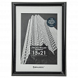 Рамка 15х21 см небьющаяся, багет 14 мм, пластик, BRAUBERG "Original", черная, 391228 - 9