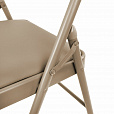 Стул складной BRABIX "Golf Plus CF-003 Комфорт", бежевый каркас, кожзам бежевый, 531567 - 11