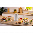 Чайник BOSCH TWK3M121, 1,7л, 2400Вт, закрытый нагревательный элемент, пластик, белый - 2