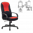Кресло офисное BRABIX "City EX-512", ткань черная/красная, TW, 531408 - 5