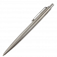 Ручка шариковая PARKER "Jotter XL Monochrome Stainless Steel CT", корпус серебристый, сталь, синяя,2122756 - 2