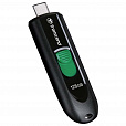 Флеш-диск 128 GB TRANSCEND JetFlash 790C, разъем USB Type-С, черный/зеленый, TS128GJF790C - 3