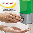Дозатор для жидкого мыла LAIMA, НАЛИВНОЙ, 0,5 л, хром, ABS-пластик, 601793 - 12