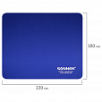 Коврик для мыши SONNEN "BLUE", резина + ткань, 220х180х3 мм, 513308 - 6