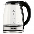 Чайник SCARLETT SC-EK27G88, 1,8 л, 1800 Вт, закрытый нагревательный элемент, стекло, черный - 4