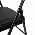 Стул складной BRABIX "Golf Plus CF-003 Комфорт", черный каркас, кожзам черный, 531566 - 11