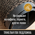 Коврик входной ИЗНОСОСТОЙКИЙ влаговпитывающий 90х150 см, толщина 8 мм, ТАФТИНГ, коричневый, LAIMA EXPERT, 606890 - 17