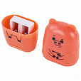Точилка с ластиком 2 в 1 BRAUBERG KIDS "Зверушки", 2 отверстия, дизайн ассорти, 271989 - 10