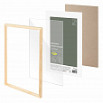 Рамка 21х30 см небьющаяся, аналог IKEA, багет 12 мм дерево, BRAUBERG "Woodray", цвет натуральный, 391360 - 5