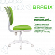 Кресло детское BRABIX "Fancy MG-201W", без подлокотников, пластик белый, салатовое, 532414, MG-201W_532414 - 9