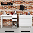 Комод BRABIX "Scandi CM-001", 750х330х730 мм, 4 ящика, ЛДСП, белый, 641900, ЦБ013659 -1 - 15