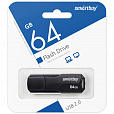 Флеш-диск 64 GB SMARTBUY Clue, USB 2.0, черный, SB64GBCLU-K - 3