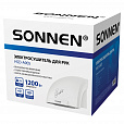 Сушилка для рук SONNEN HSD-A905, 1200 Вт, 30 м/с, IPX1, пластик, белая, 701868 - 2