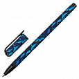 Ручка шариковая BRAUBERG SOFT TOUCH STICK "WHALE", СИНЯЯ, мягкое покрытие, узел 0,7 мм, 143709 - 1