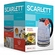 Чайник SCARLETT SC-EK27G88, 1,8 л, 1800 Вт, закрытый нагревательный элемент, стекло, черный - 2