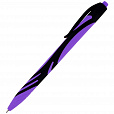 Ручка шариковая автоматическая BRAUBERG ULTRA COLOR NEON, soft-touch, СИНЯЯ, пишущий узел 0,7 мм, линия письма 0,35 мм, 144203 - 12