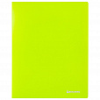 Папка на 2 кольцах BRAUBERG "Neon", 25 мм, внутренний карман, неоновая, зеленая, до 170 листов, 0,7 мм, 227456 - 2