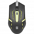 Мышь проводная DEFENDER Flash MB-600L, 800-1200 dpi, 4 кнопки + 1 колесо-кнопка, оптическая, черная, 52600 - 4