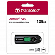 Флеш-диск 128 GB TRANSCEND JetFlash 790C, разъем USB Type-С, черный/зеленый, TS128GJF790C - 6