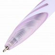 Ручка шариковая автоматическая BRAUBERG ULTRA COLOR PASTEL, soft-touch, СИНЯЯ, пишущий узел 0,7 мм, линия 0,35 мм, 144204 - 8