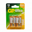 Батарейки GP Ultra, С (LR14, 14 А), алкалиновые, КОМПЛЕКТ 2 шт., блистер, 14AU-2CR2 - 11